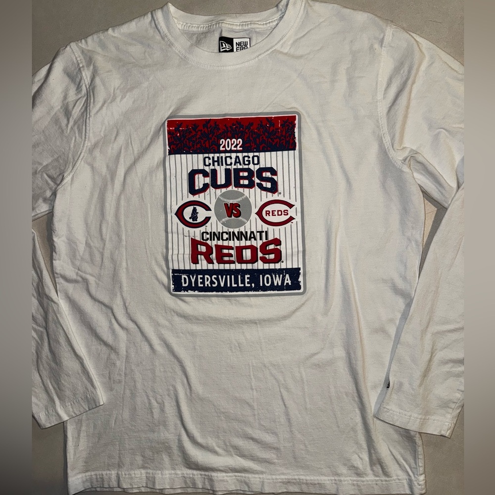 2022 New Era Authentic Field Of Dreams T-Shirt Mens Large Cubs Reds